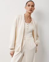 Zip Through Jacket in Lyocell