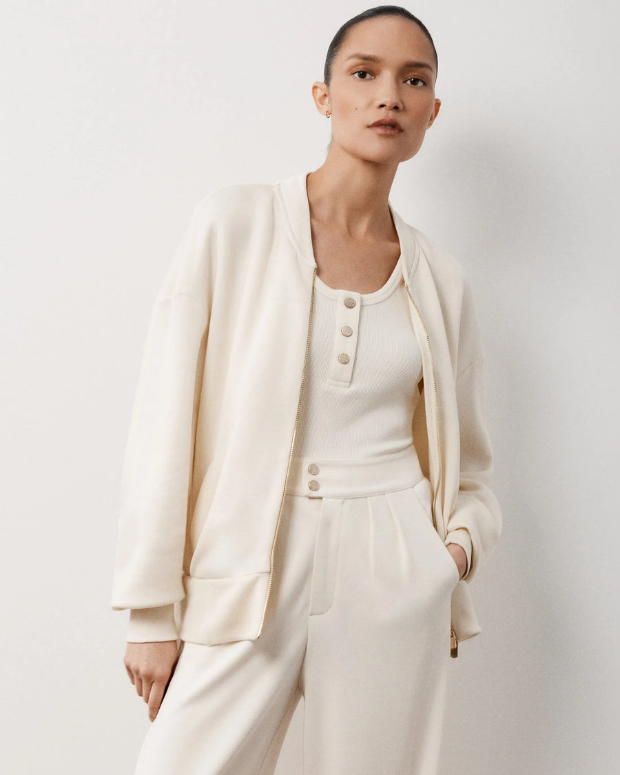 Zip Through Jacket in Lyocell
