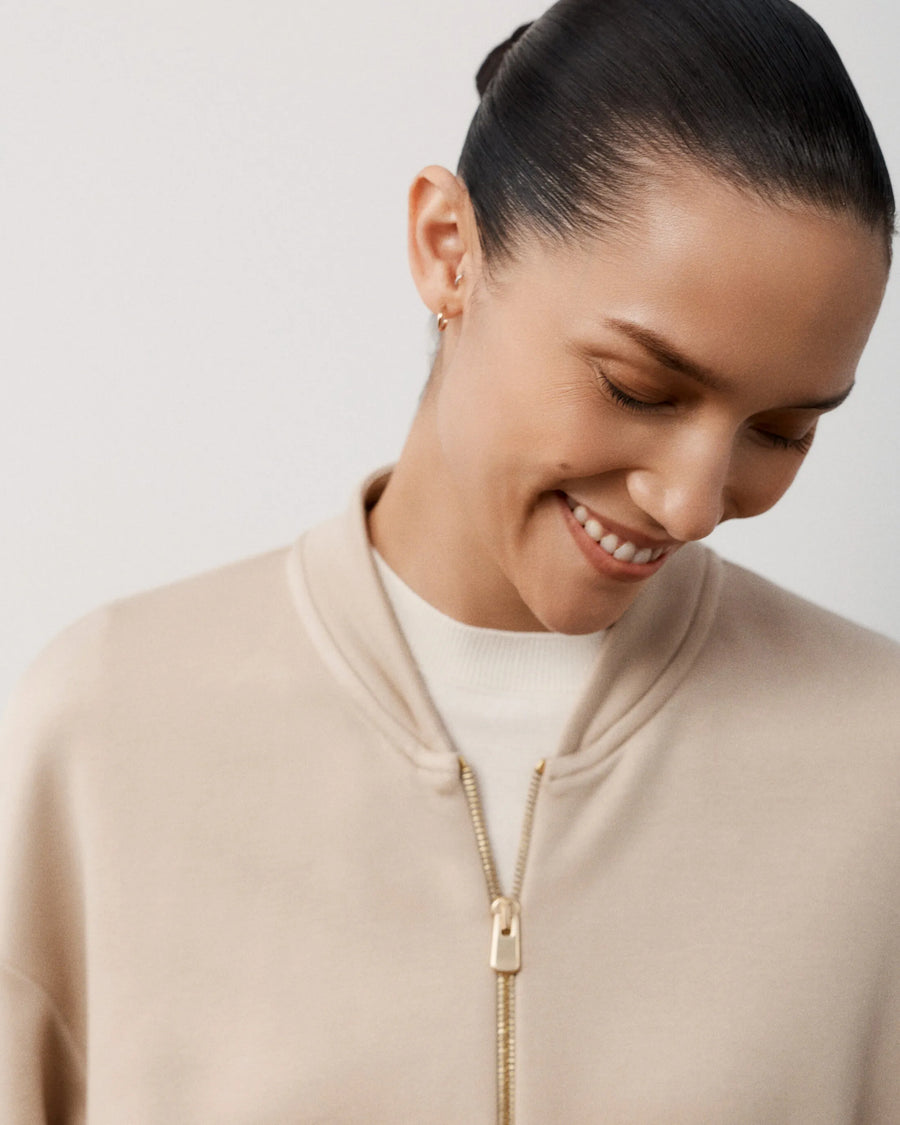 Zip Through Jacket in Lyocell