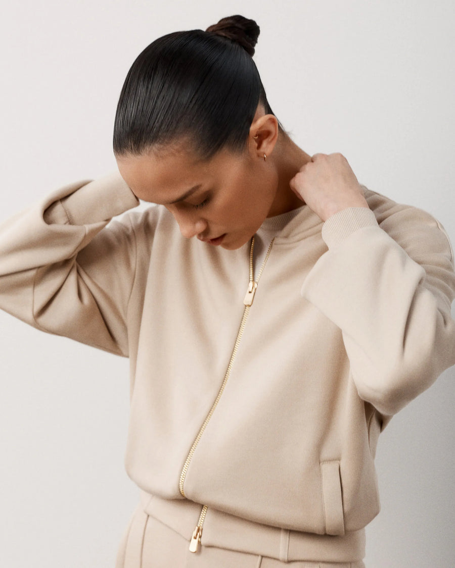 Zip Through Jacket in Lyocell