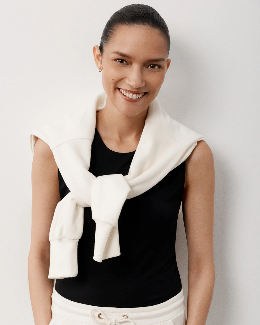 Double-Layer Vest in Lyocell