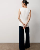Double-Layer Vest in Lyocell