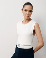 Double-Layer Vest in Lyocell