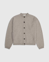 Ribbed Merino Bomber Cardigan