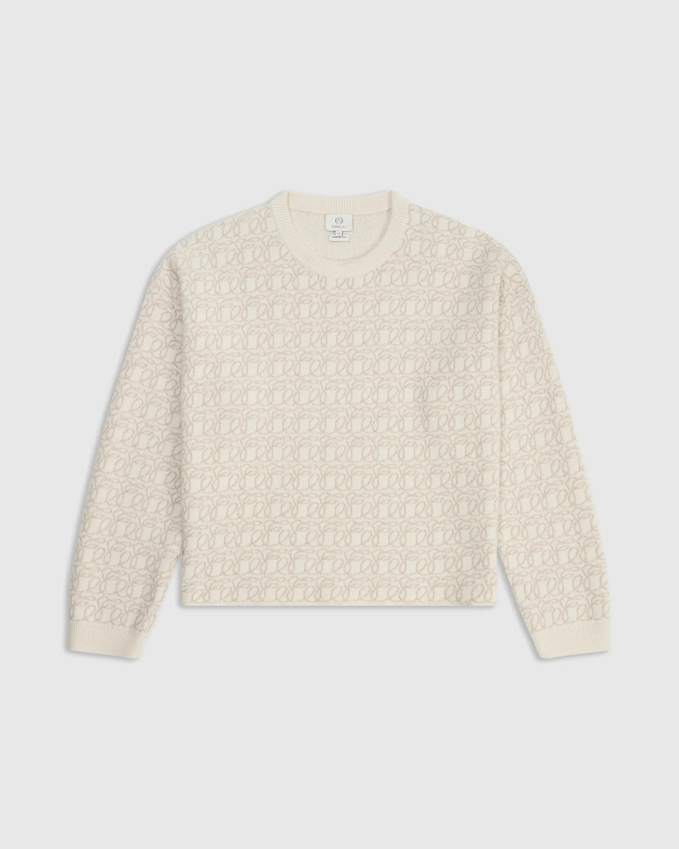 Reversible Jacquard Cashmere Sweater
