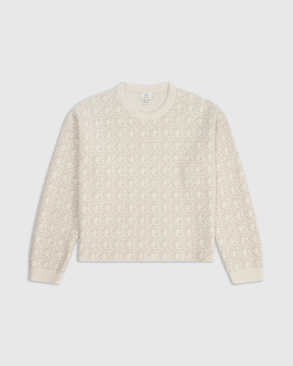 Reversible Jacquard Cashmere Sweater