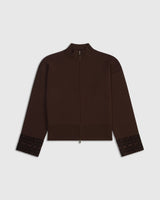 Zip Through Knit Jacket