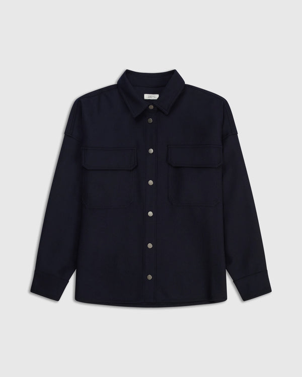 Wool Twill Overshirt