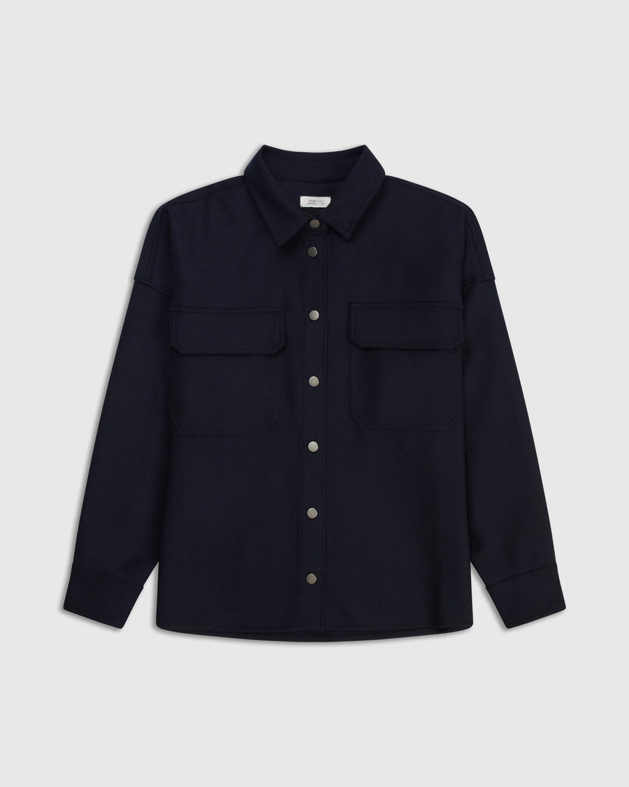 Wool Twill Overshirt