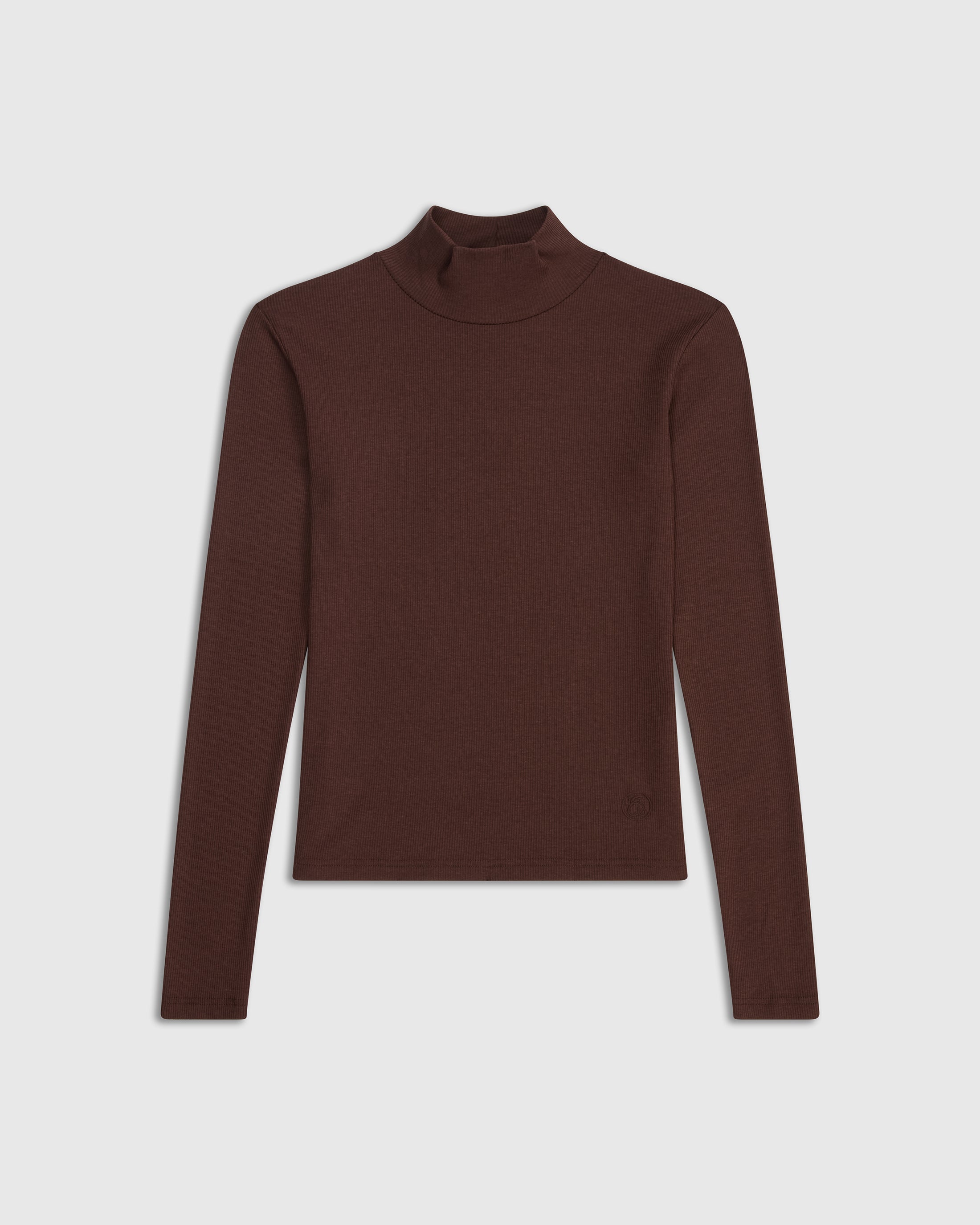 Ribbed Turtleneck Top