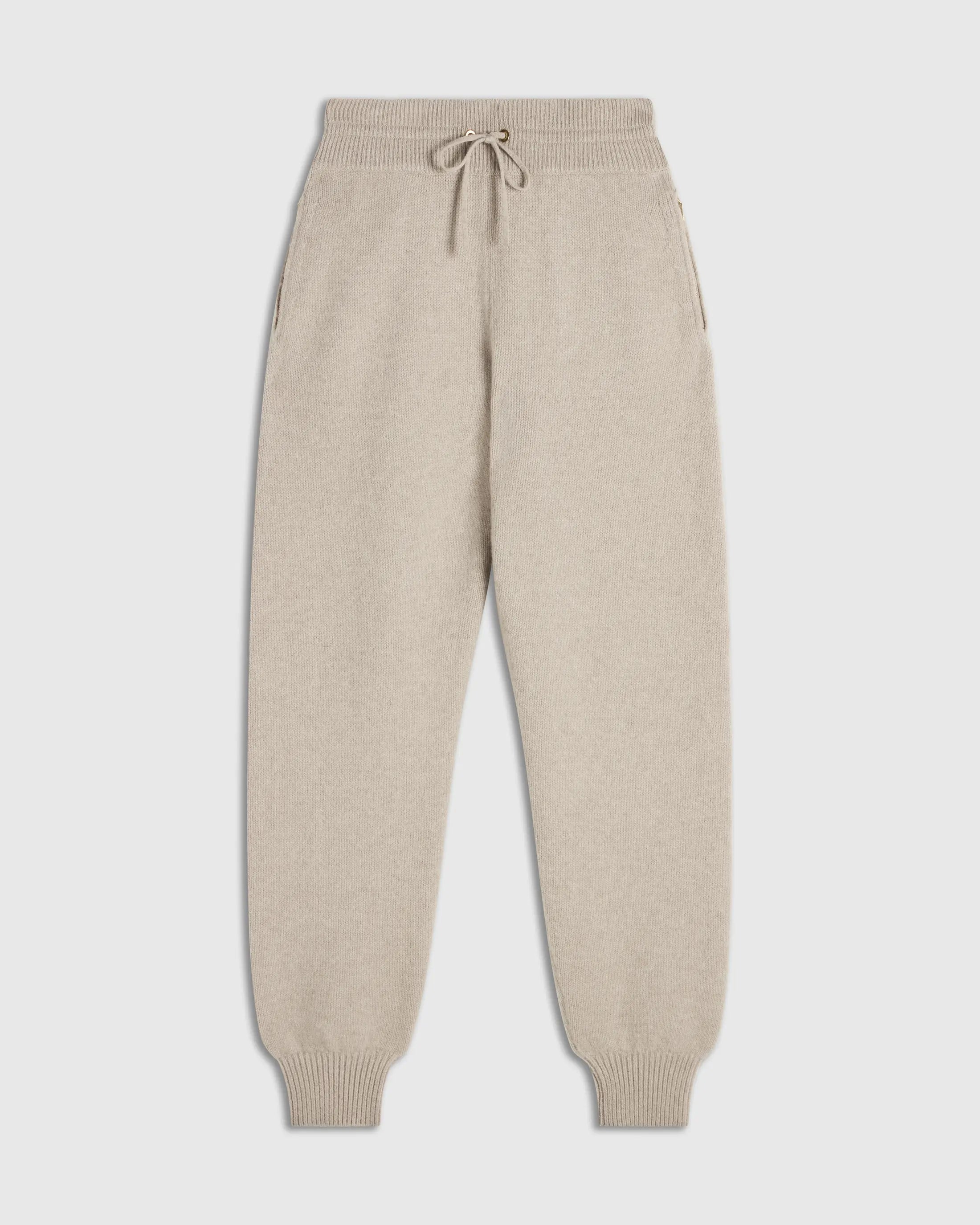 Cuffed Knit Trouser in Merino Wool Cashmere