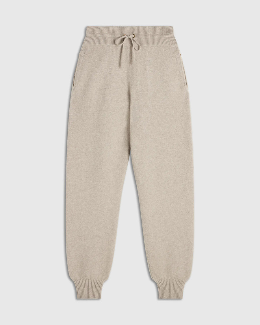 Cuffed Knit Trouser in Merino Wool Cashmere