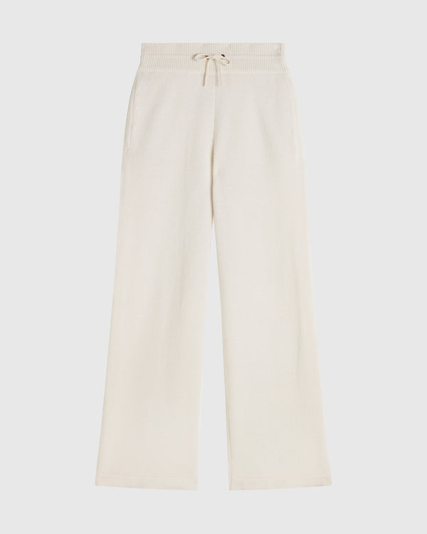 Wide Leg Trouser in Merino Wool Cashmere