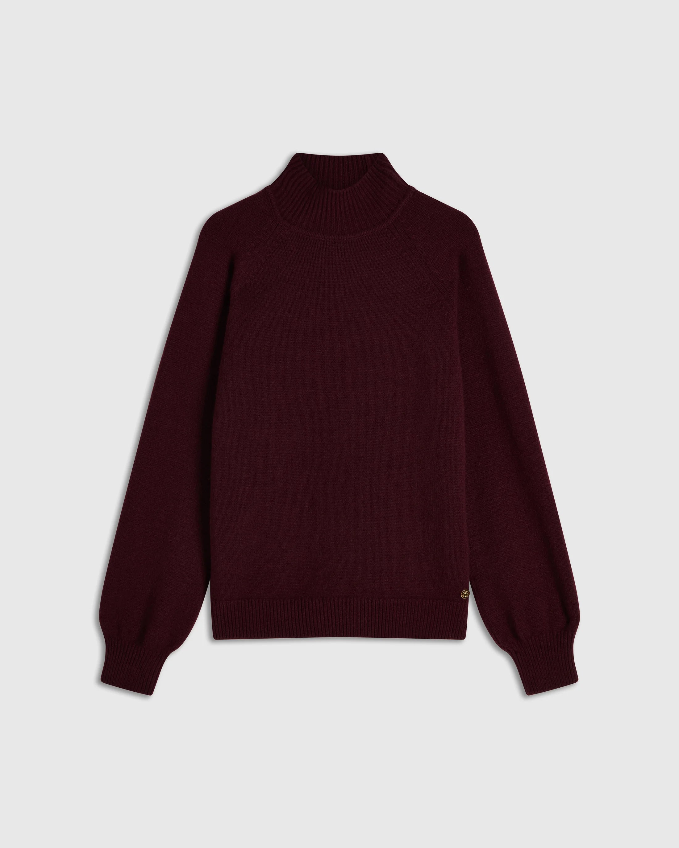 High Neck Sweater in Merino Wool Cashmere