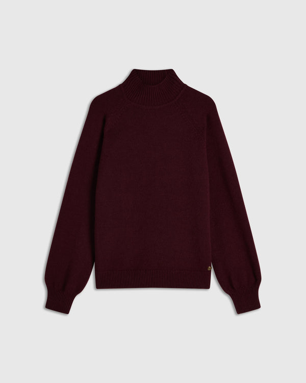 High Neck Sweater in Merino Wool Cashmere