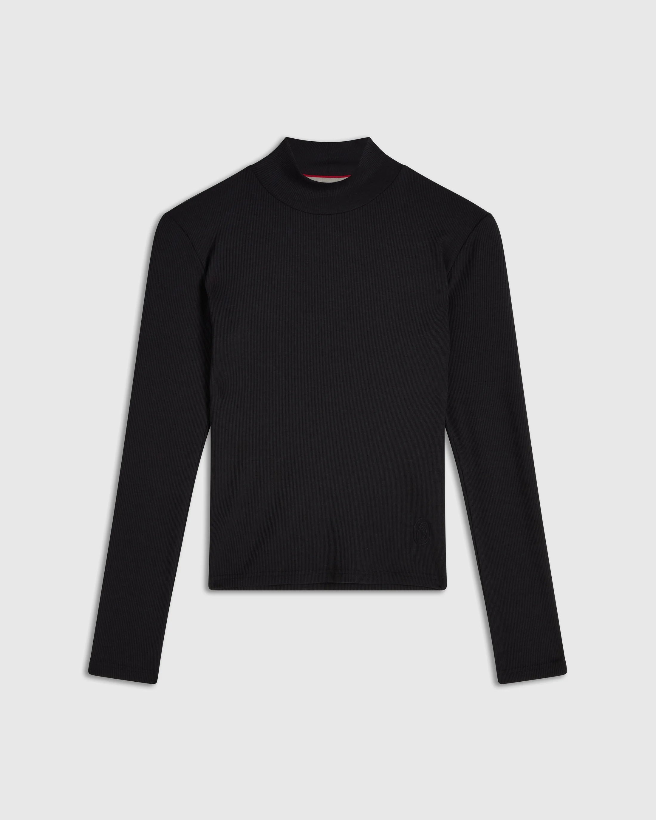 Ribbed Turtleneck in Lyocell Cotton