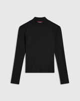 Ribbed Turtleneck Top