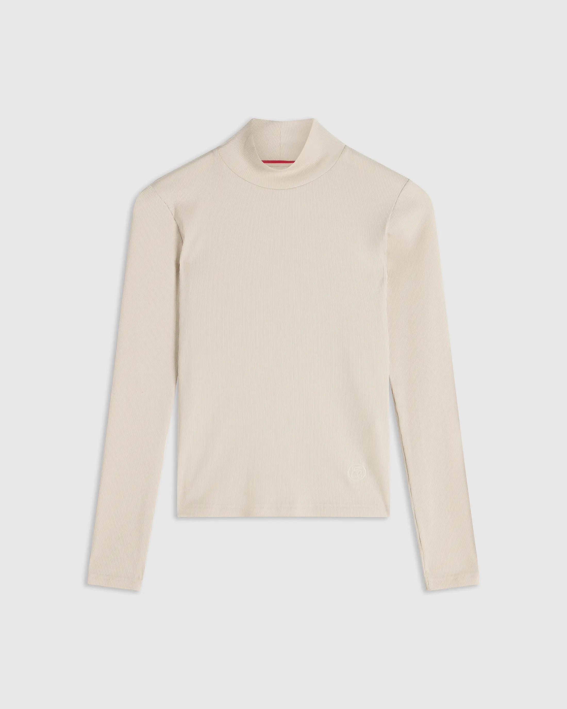 Ribbed Turtleneck Top