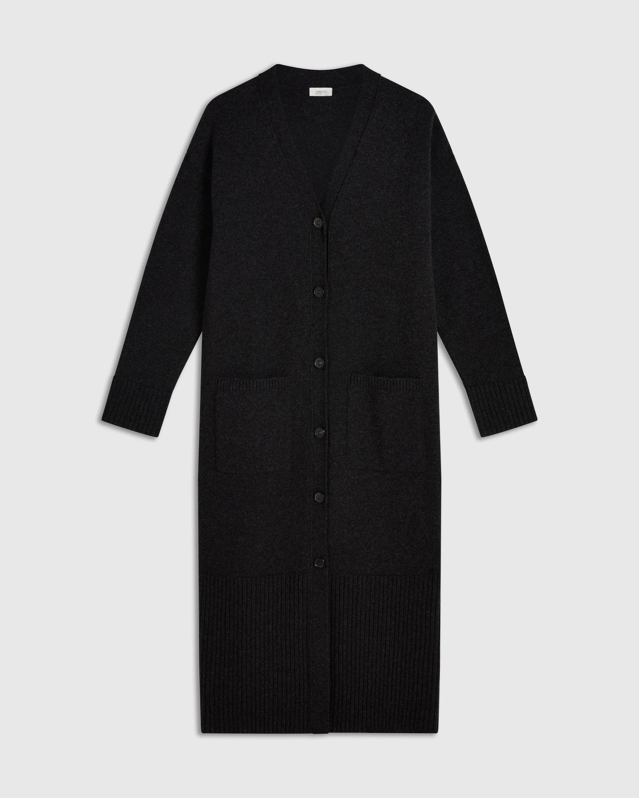 Merino Wool Maxi Cardigan