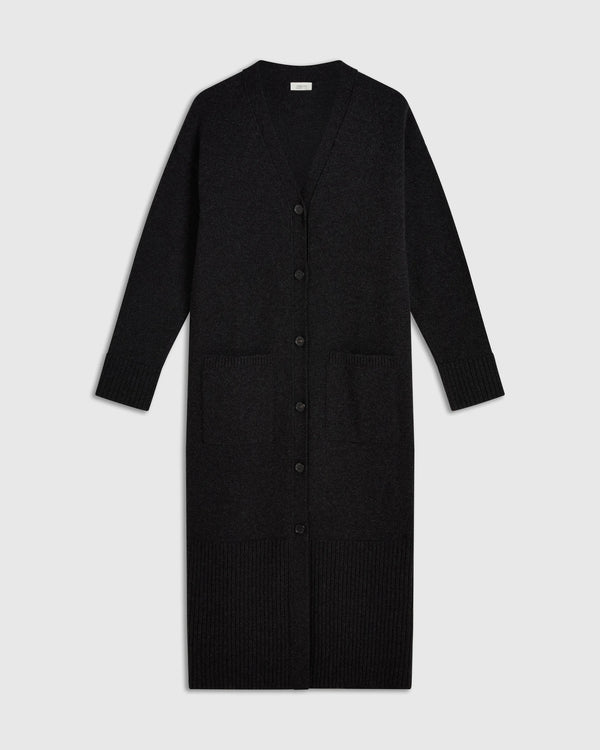 Merino Wool Maxi Cardigan