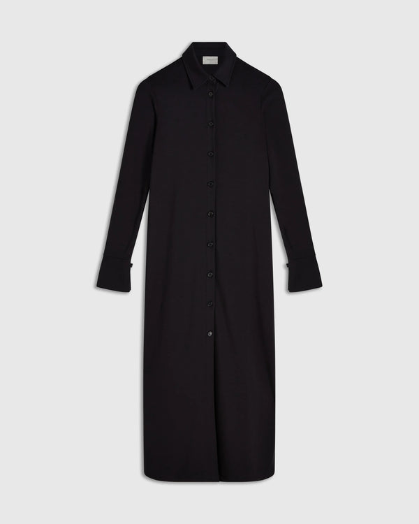 Longline Jersey Shirt Dress