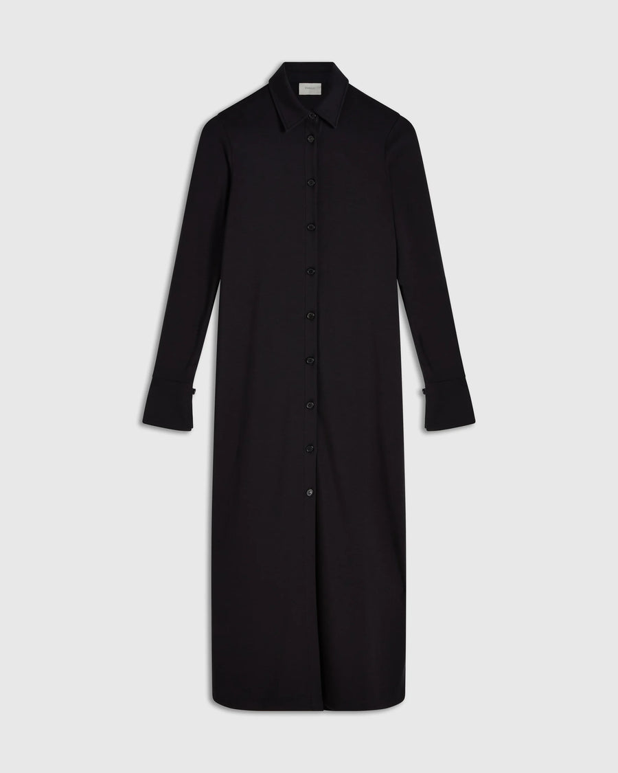 Longline Jersey Shirt Dress