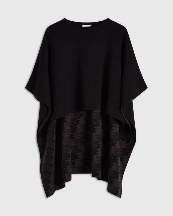 Merino Wool Jacquard Cape