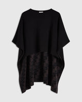 Merino Wool Jacquard Cape
