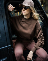 Sweatshirt With Debossing in Lyocell