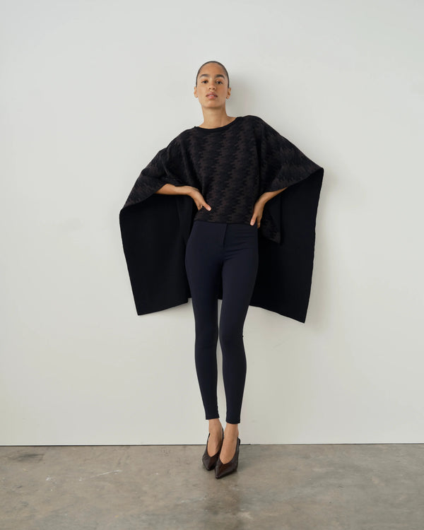 Pre-Order: Merino Wool Jacquard Cape