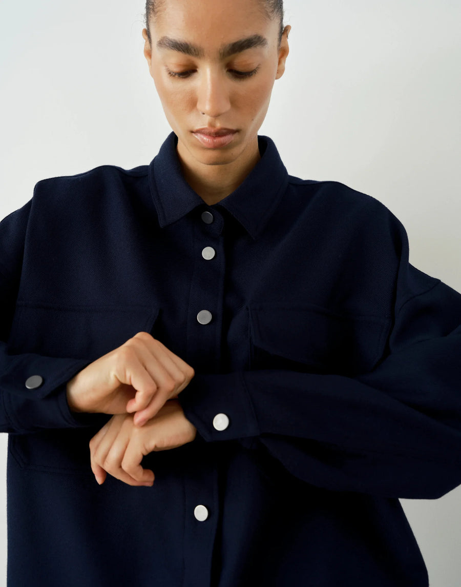 Wool Twill Overshirt