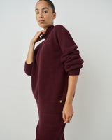 High Neck Sweater in Merino Wool Cashmere