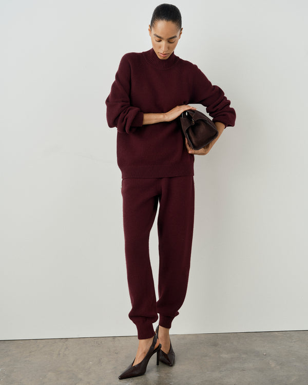 Cuffed Trouser in Merino Wool Cashmere