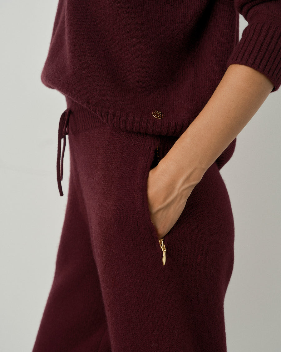 Cuffed Trouser in Merino Wool Cashmere