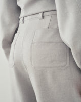 Pleated Wool Twill Trousers