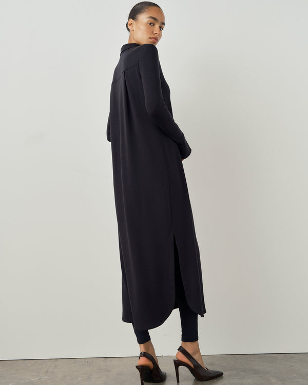 Longline Jersey Shirt Dress