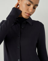 Longline Jersey Shirt Dress