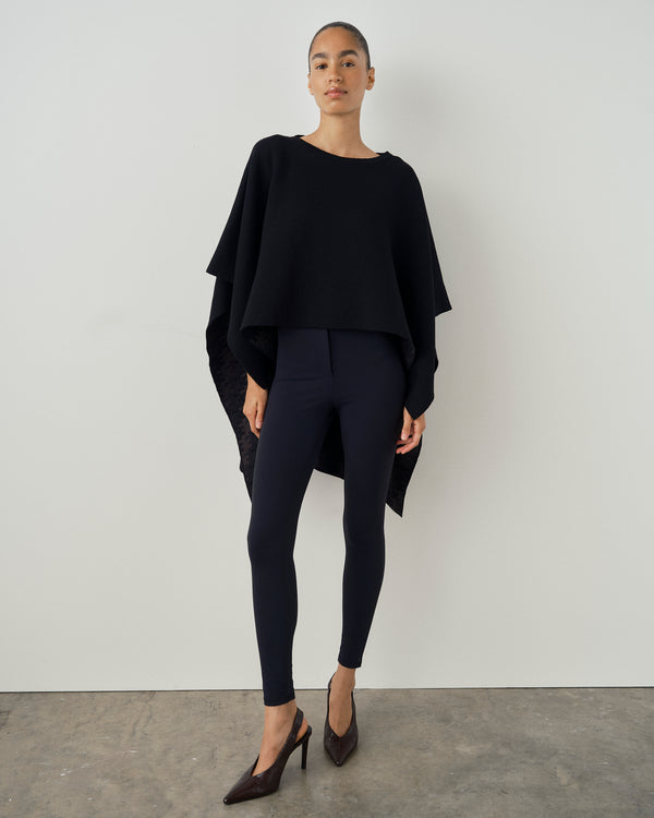 Merino Wool Jacquard Cape