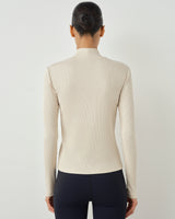 Ribbed Turtleneck Top