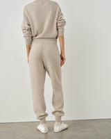 Cuffed Knit Trouser in Merino Wool Cashmere