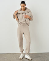 Cuffed Knit Trouser in Merino Wool Cashmere
