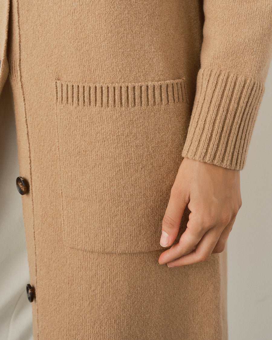 Merino Wool Maxi Cardigan