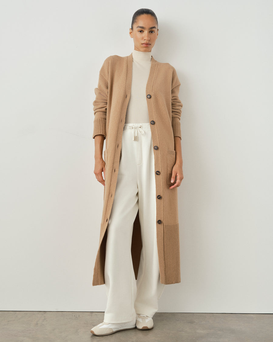 Merino Wool Maxi Cardigan