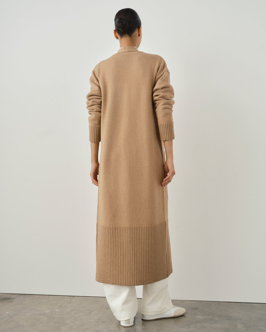 Merino Wool Maxi Cardigan