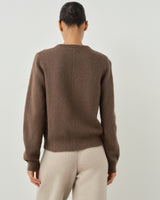 Brushed Alpaca Crew Neck Sweater
