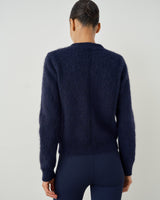 Brushed Alpaca Crew Neck Sweater