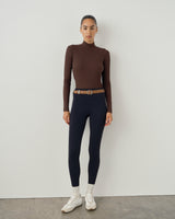 Ribbed Turtleneck Top