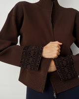 Zip Through Knit Jacket