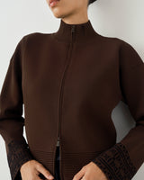 Zip Through Knit Jacket