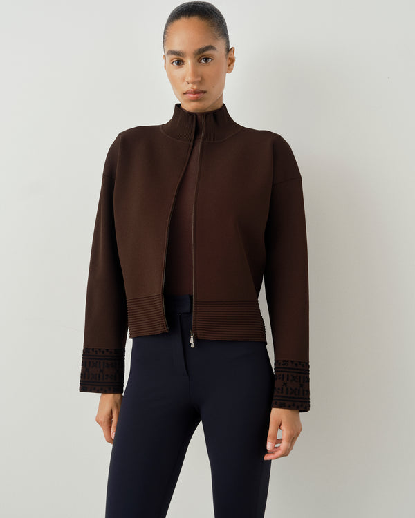 Zip Through Knit Jacket
